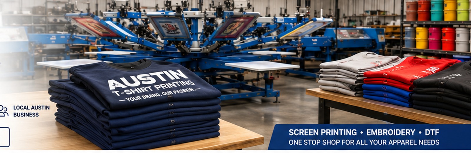 Commercial decorated apparel production